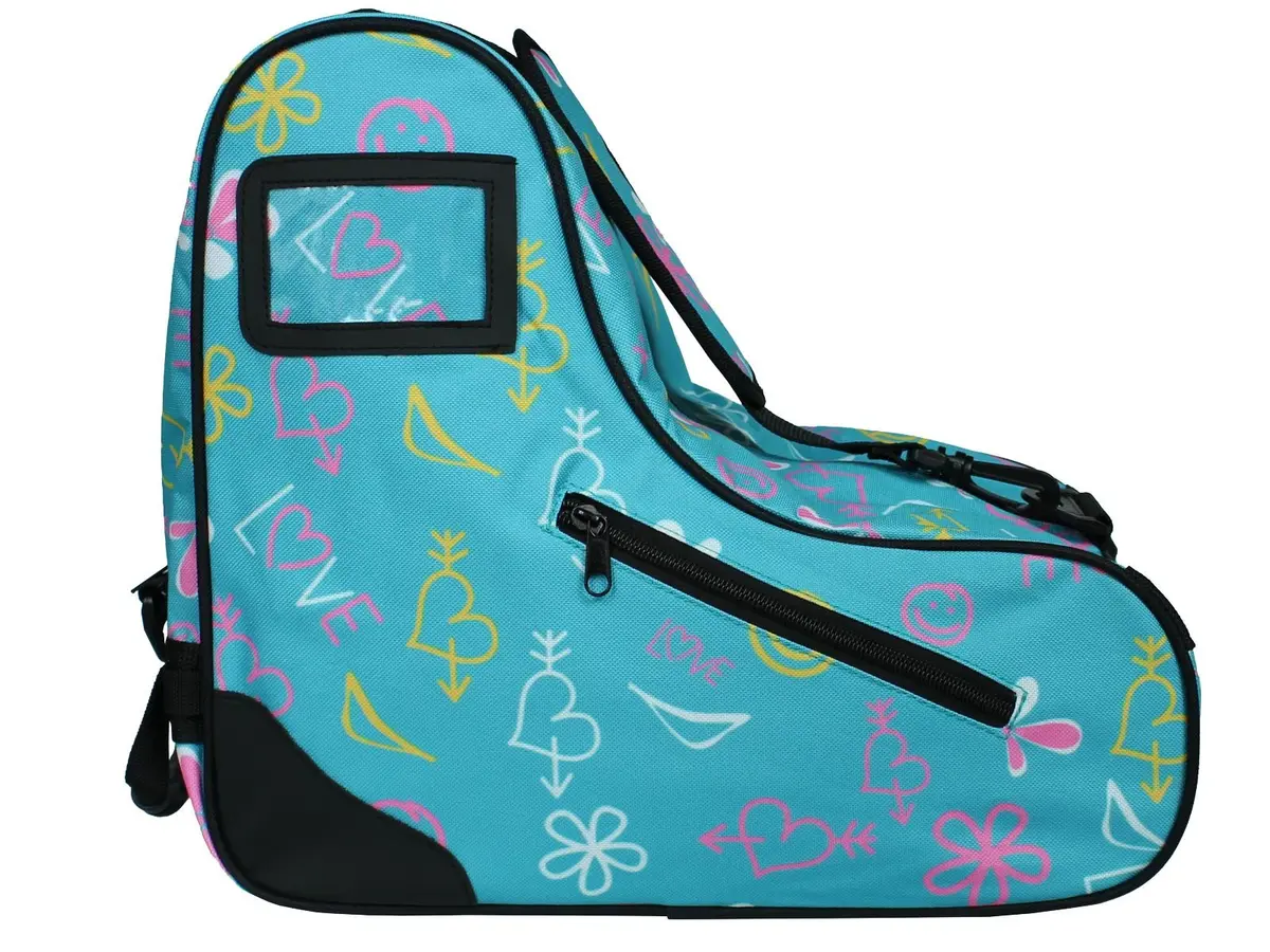 Epic Skates Graffiti Skate Bag, Blue, Youth | Durable, Youth-Size Skate Bag with Reinforced Seams - main product image