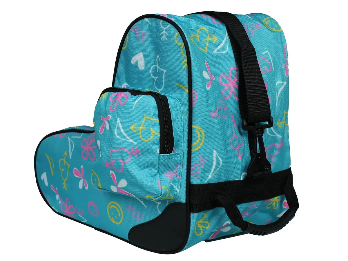 Epic Skates Graffiti Skate Bag, Blue, Youth | Durable, Youth-Size Skate Bag with Reinforced Seams - view 4