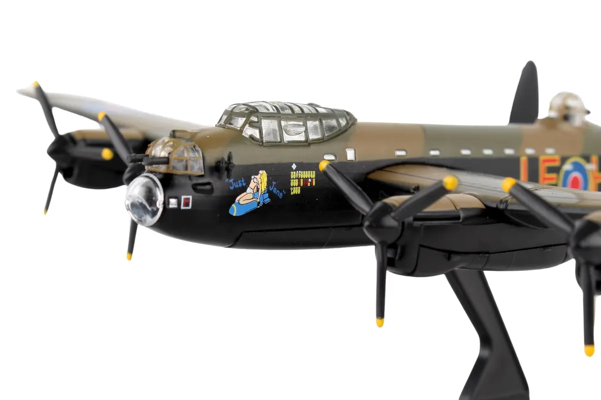 Postage Stamp RAF Lancaster 1/150 Just Jane Airplane Model | Diecast Military Aircraft for Collectors - view 3