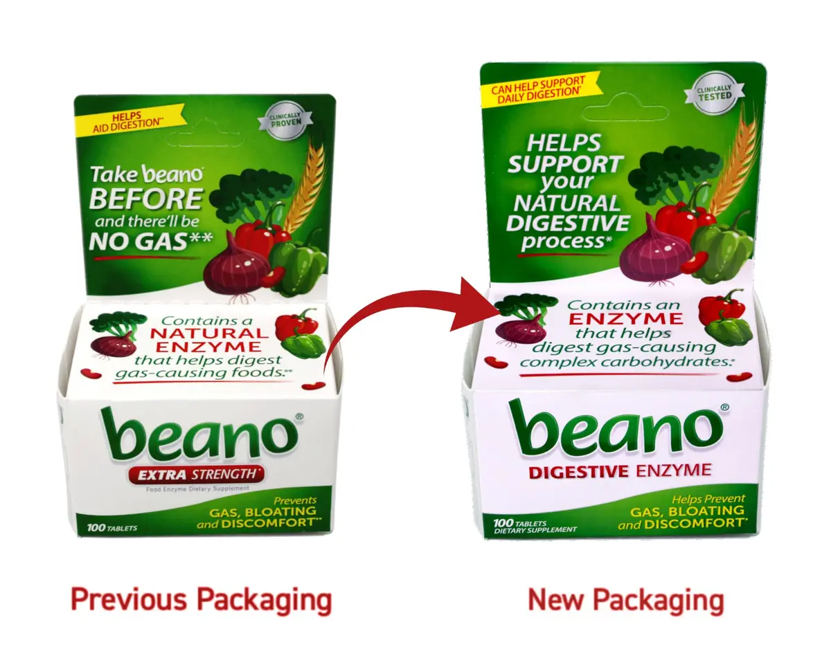 Beano Gas Relief Tablets 100 Count (45 g) | Digestive Enzyme Supplement for Gas and Bloating - view 7