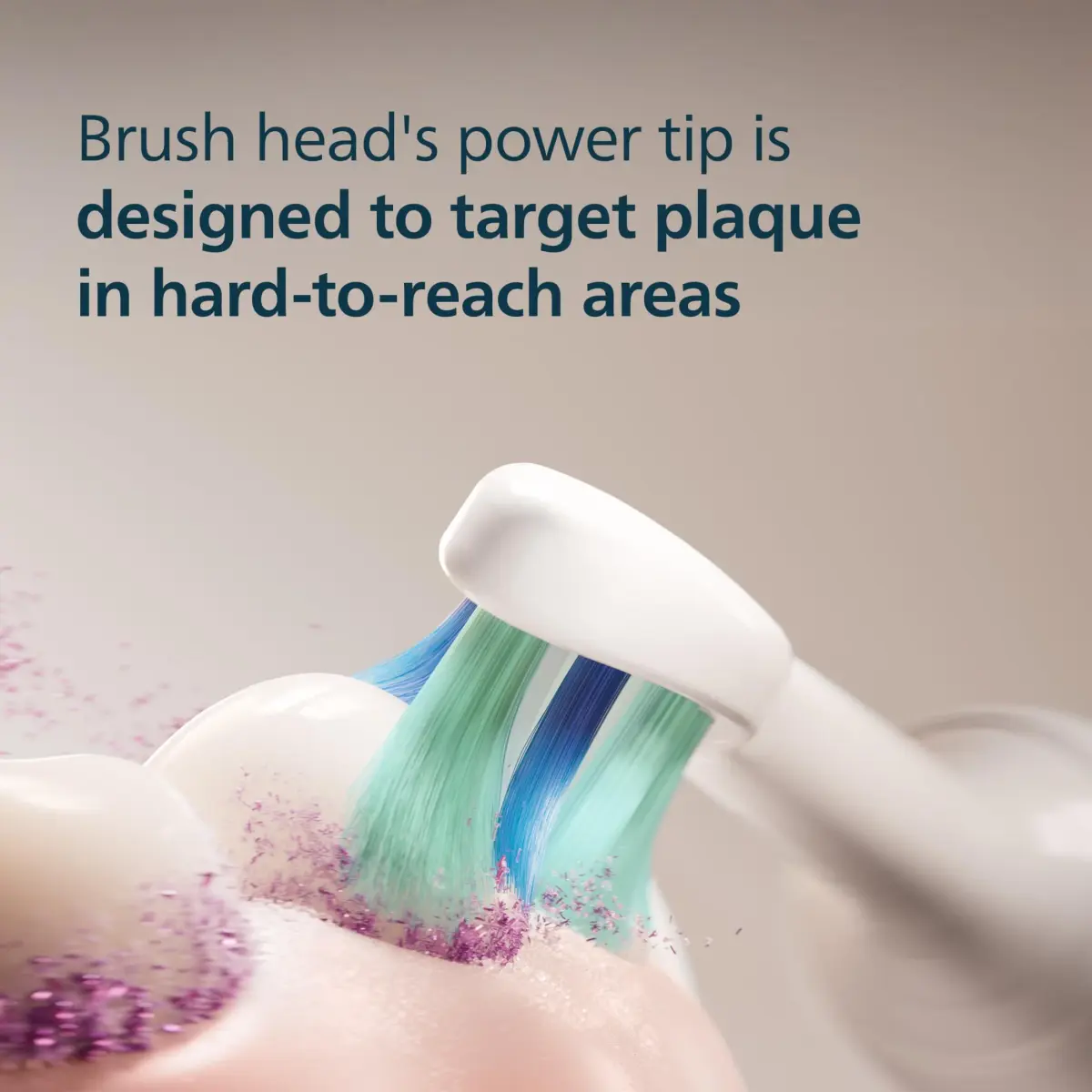 Philips Sonicare C2 Plaque Control Replacement Toothbrush Heads, White, 3 Pack | Removes 700% More Plaque - view 4