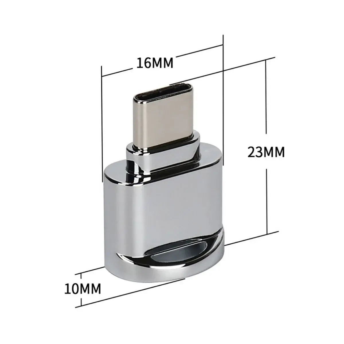 cablecc USB 2.0 Type C to Micro SD Card Reader Adapter (2-Pack) | 480Mbps Data Transfer - view 3