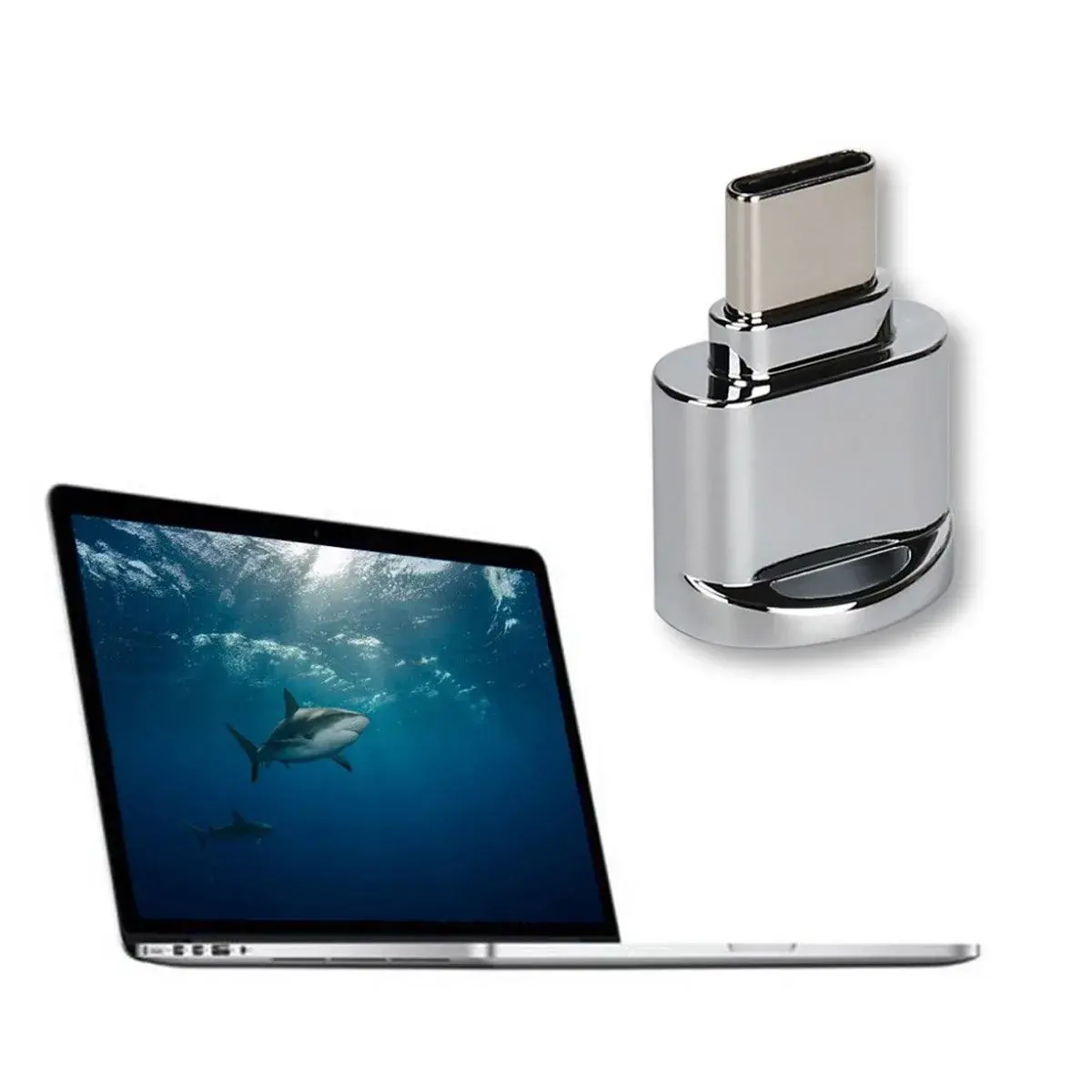 cablecc USB 2.0 Type C to Micro SD Card Reader Adapter (2-Pack) | 480Mbps Data Transfer - view 4