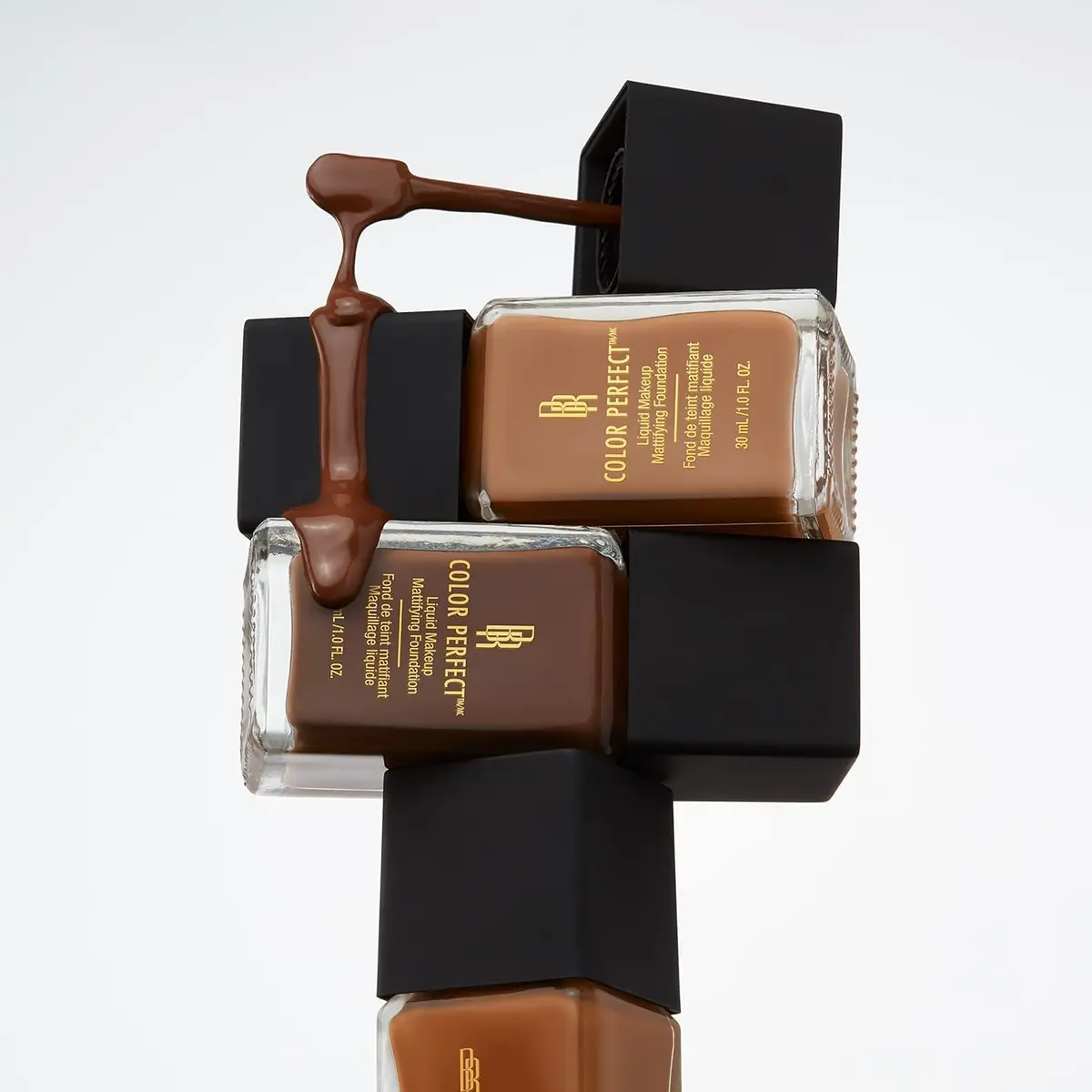 Black Radiance Color Perfect Liquid Foundation Makeup Caramel 29.57ml (1 Fl Oz) | Full Coverage for Deeper Skin Tones - view 6