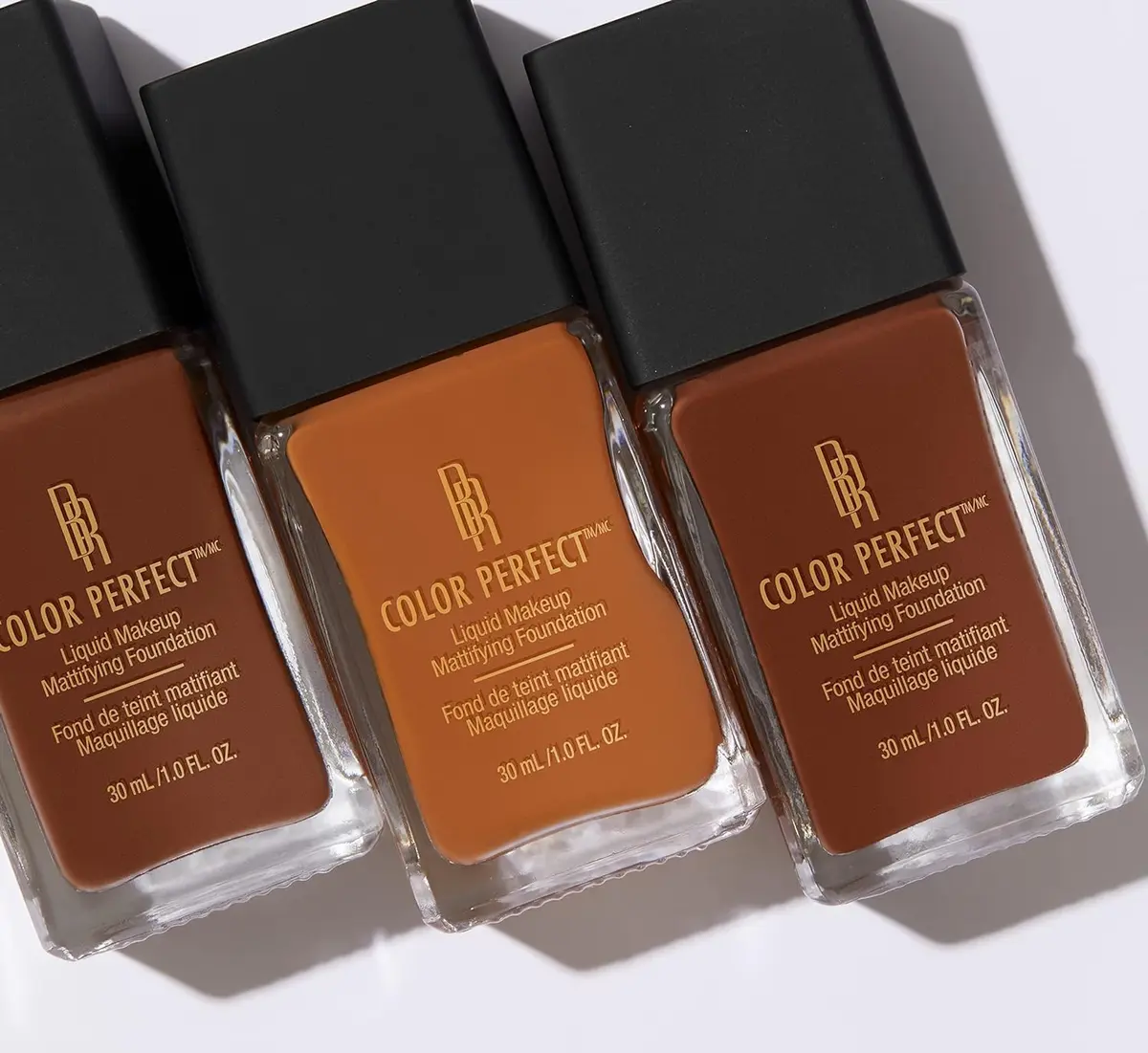 Black Radiance Color Perfect Liquid Foundation Makeup Caramel 29.57ml (1 Fl Oz) | Full Coverage for Deeper Skin Tones - view 9
