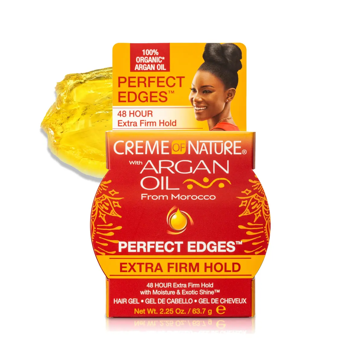 Creme of Nature Argan Oil of Morocco Perfect Edges Extra Firm Hold, 2.25 oz | Long-lasting edge control with organic argan oil - view 2