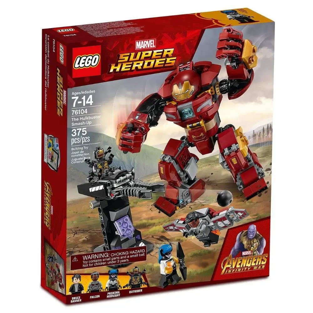 LEGO Marvel Super Heroes Avengers Hulkbuster Smash-Up 76104 | Action-Packed Marvel Building Kit for Kids 7-14 - main product image