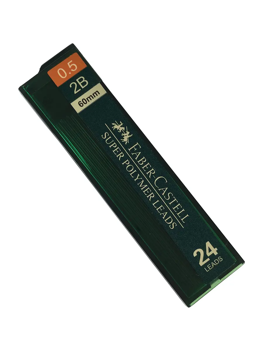 Faber-Castell 0.5mm 2B Mechanical Pencil Refills | 96 Leads in 4 Tubes, Compatible with 0.5mm Pencils - view 2
