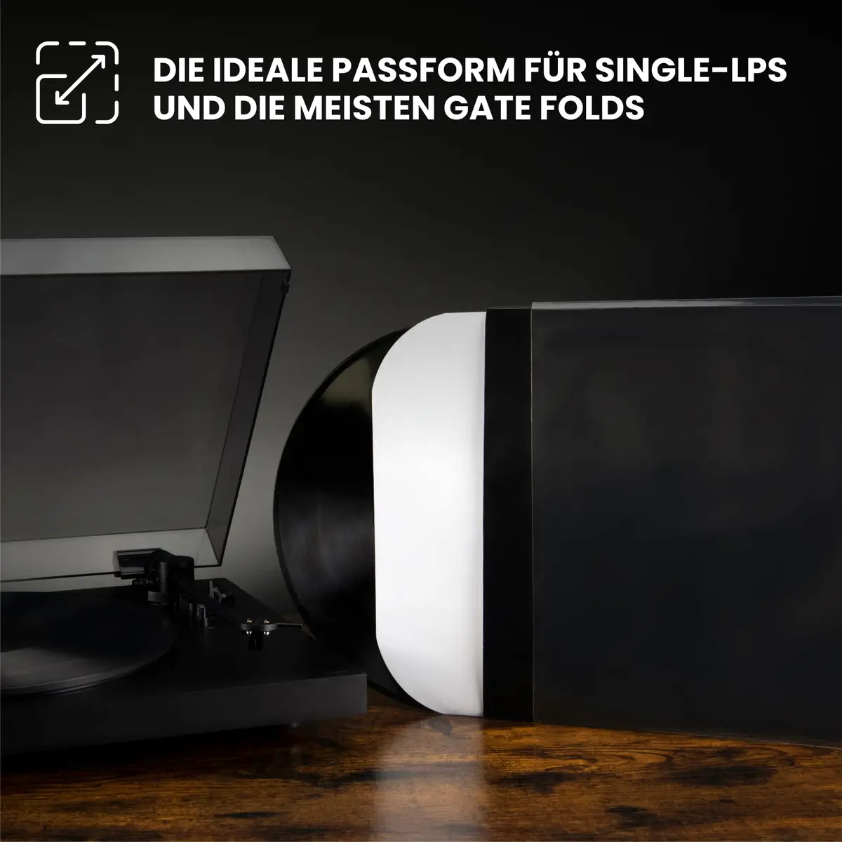 Big Fudge 12" Vinyl Record Outer Sleeves 50 Pack | Crystal Clear Polypropylene LP Album Protection - view 5
