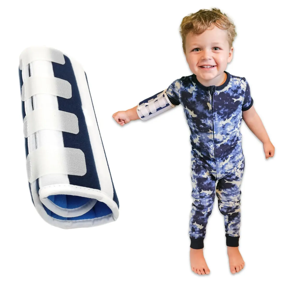 MARS WELLNESS Infant Elbow Immobilizer Stabilizer Splint - Baby Size (4 Inches) | Prevents Elbow Bending - main product image