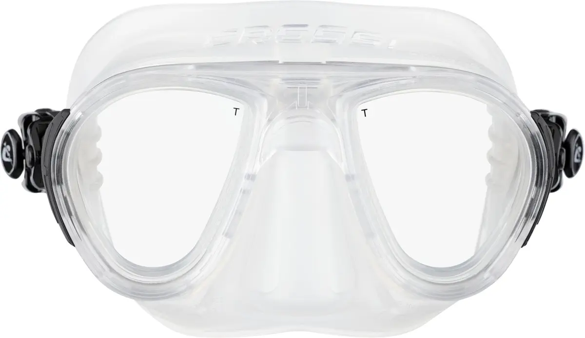Cressi Calibro Low Volume Dive Mask, Clear/Black | Fog-Stop System & Wide Field - view 3