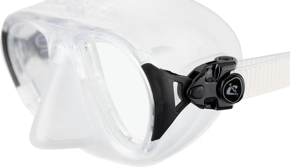 Cressi Calibro Low Volume Dive Mask, Clear/Black | Fog-Stop System & Wide Field - view 4