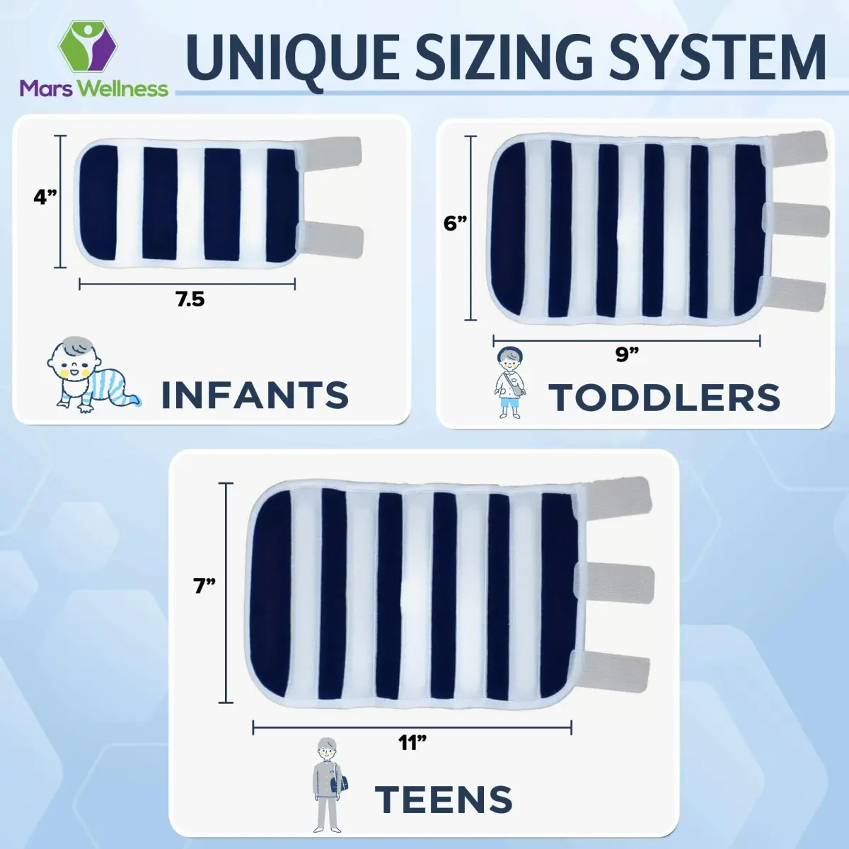 MARS WELLNESS Pediatric Elbow Immobilizer Splint | Toddler/Kids Arm Restraint - 1 Count - view 2