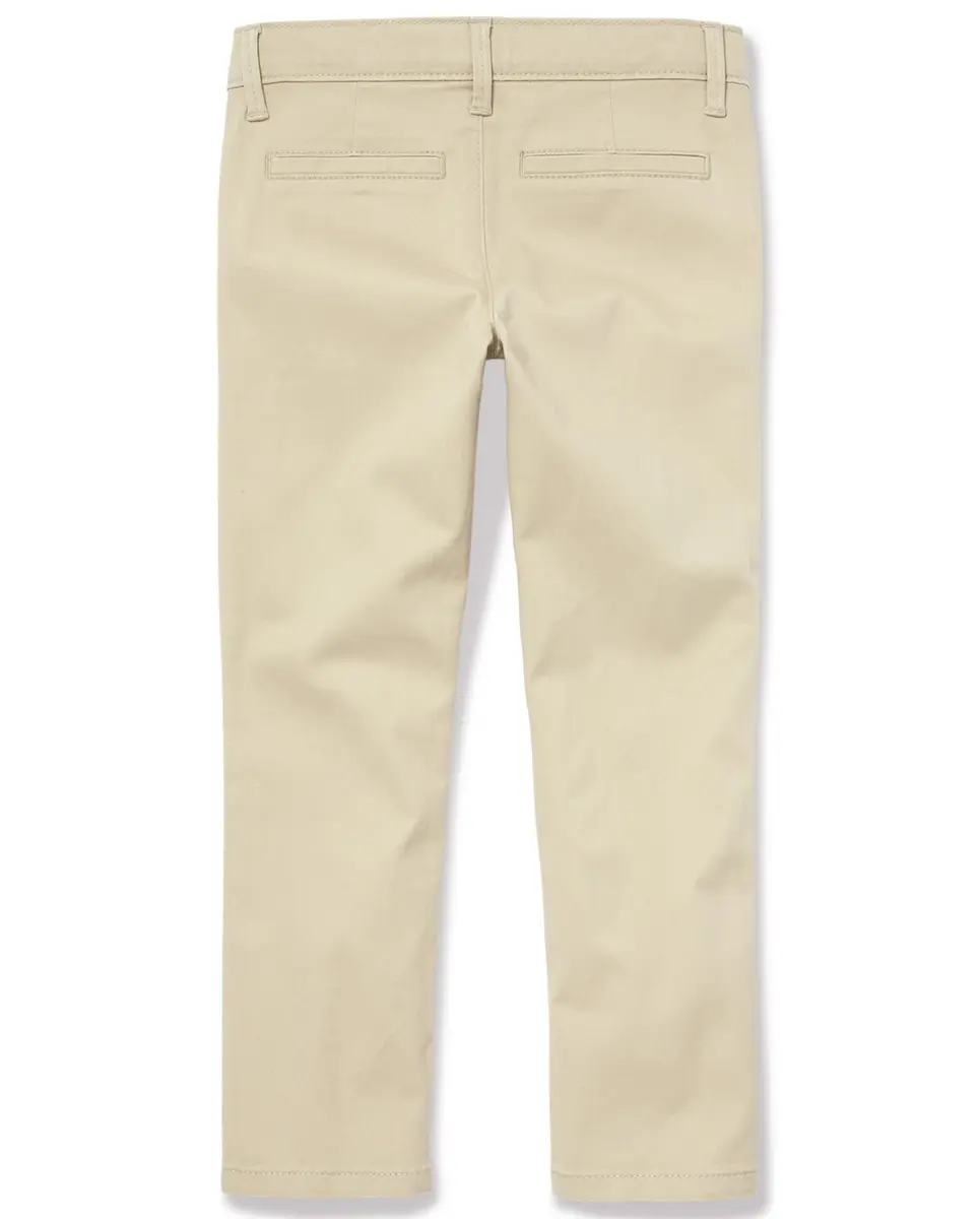 The Children's Place Girls Skinny Chino Pants Sandy Single 6 | Slim Fit, Mid Rise, Stretch Comfort - view 3