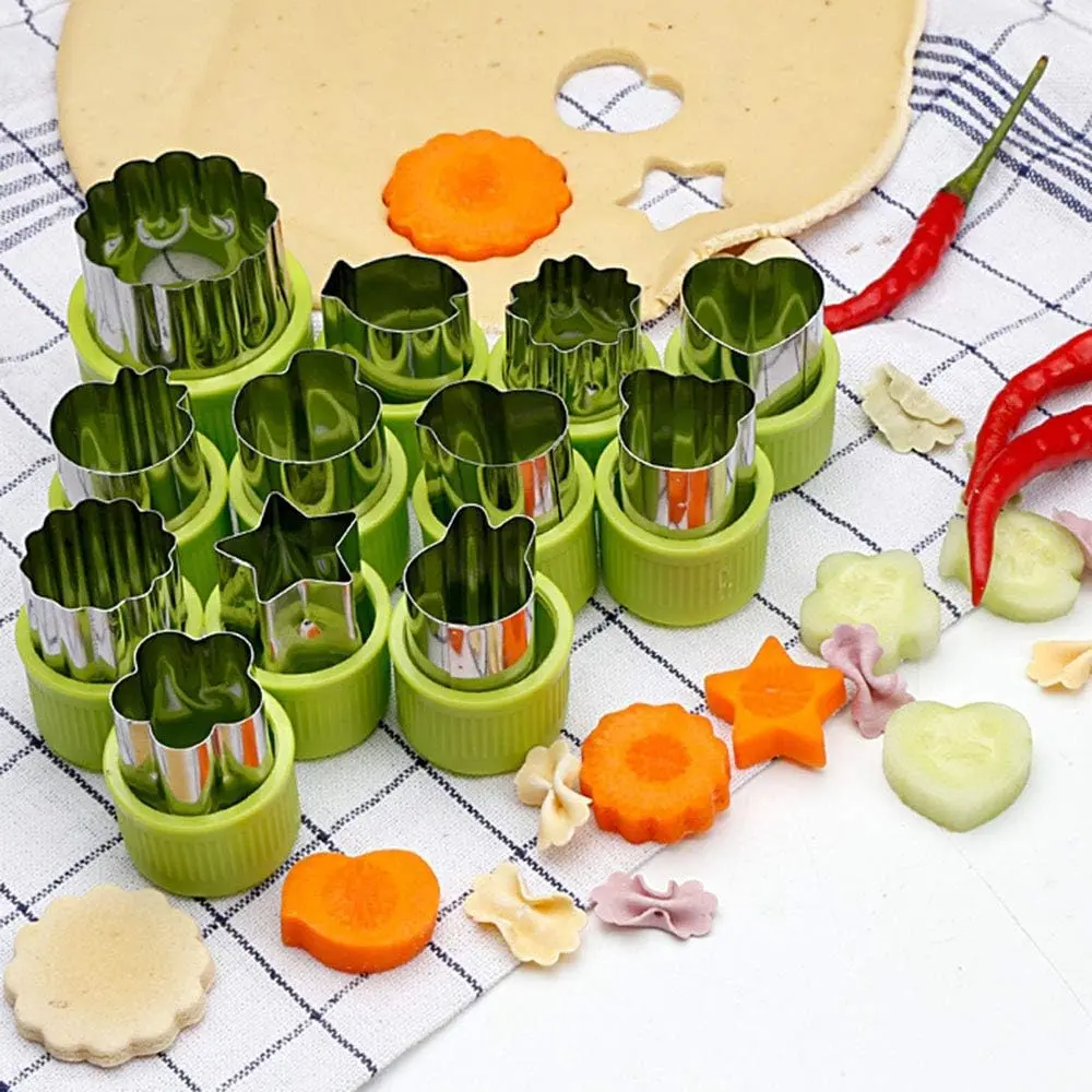 AISHIKEKE Cookie Cutter Sets for Kids 12 Shapes Stainless Steel | Safe & Reusable for Fun Baking (70-120 chars) - view 2