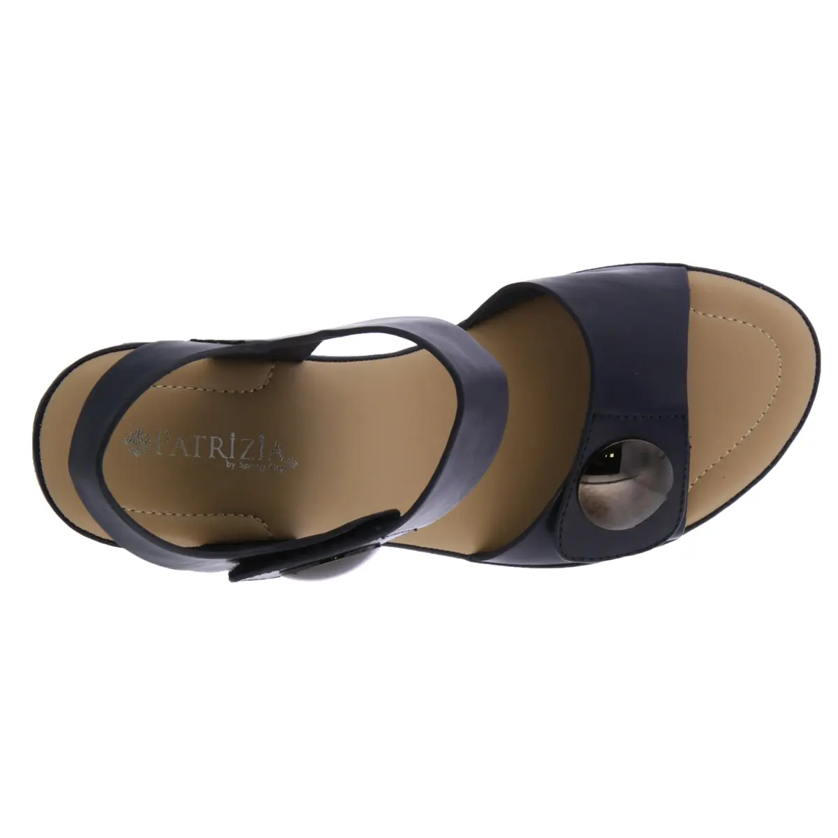 PATRIZIA Spring Step Dade Sandals for Women - Navy - EU 41 / US 9.5-10 | Casual Platform Slip-On with Hook & Loop - view 6
