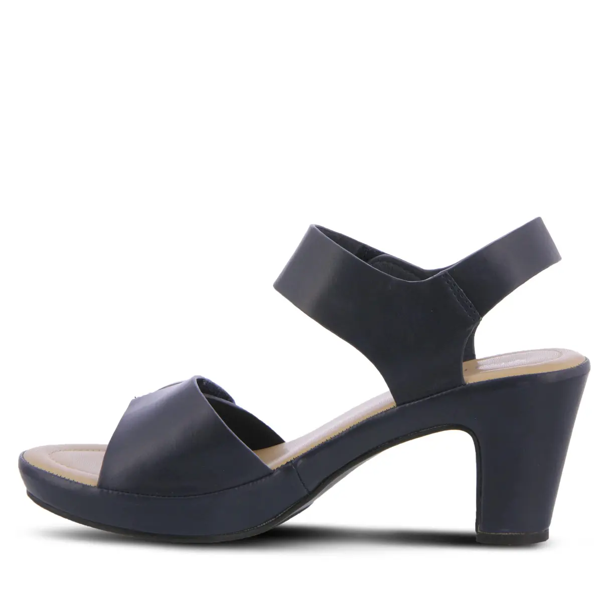PATRIZIA Spring Step Dade Sandals for Women - Navy - EU 41 / US 9.5-10 | Casual Platform Slip-On with Hook & Loop - view 5
