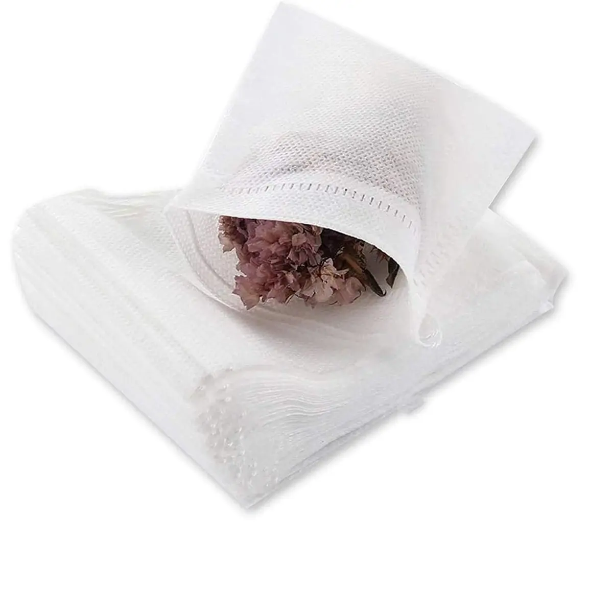 Fenshine 400 Pcs Tea Filter Bags Drawstring Seal | Food-Grade, Portable & Eco-Friendly (70-120 chars) - main product image