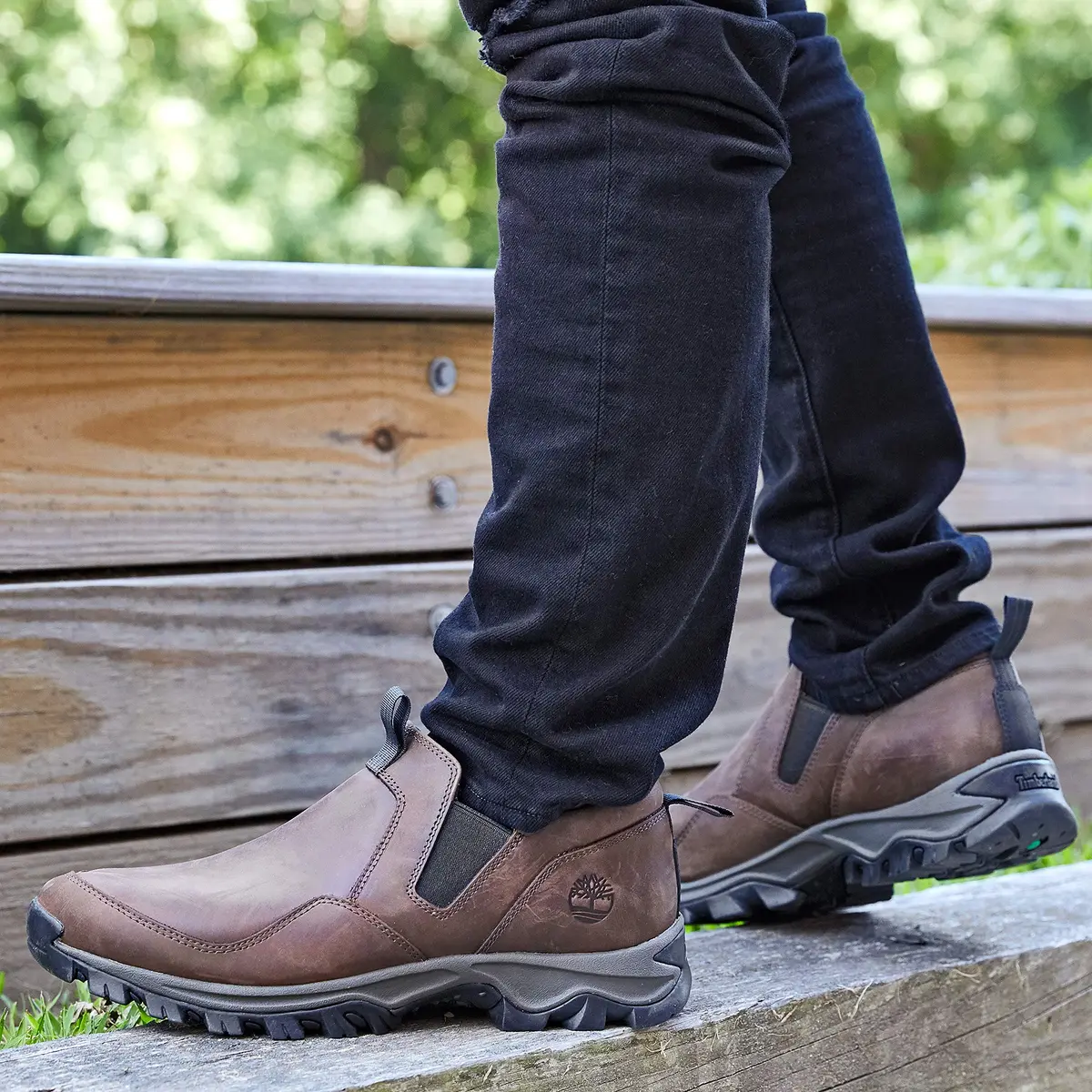 Timberland Mt. Maddsen Slip-On Shoe, Dark Brown, 9.5 US | Rugged Outdoor Style & Comfort - view 3