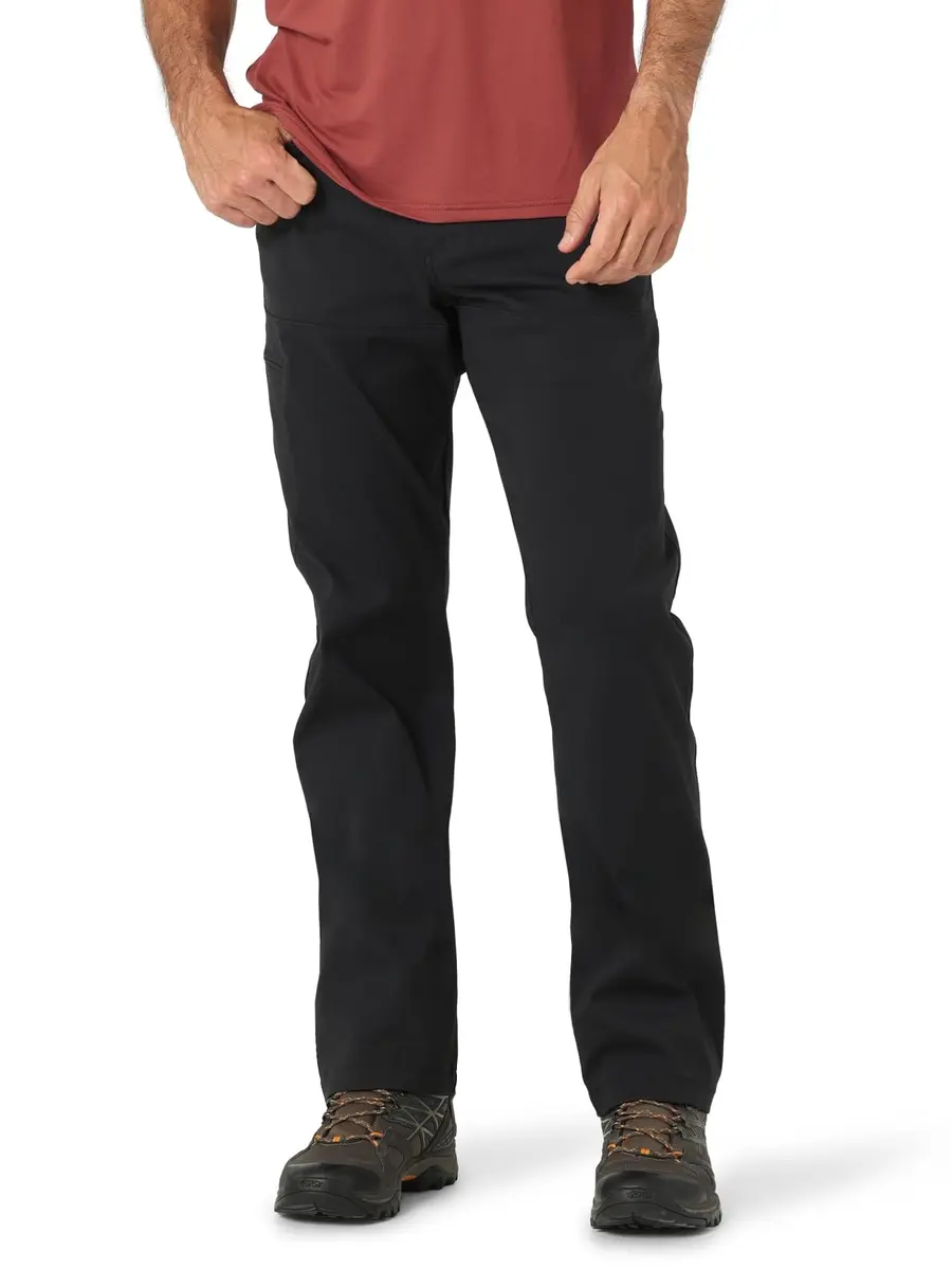 ATG by Wrangler Men's Cliffside Utility Synthetic Pant, Caviar, 36W x 30L | Water-Repellent, Stretch, UPF 30 - main product image