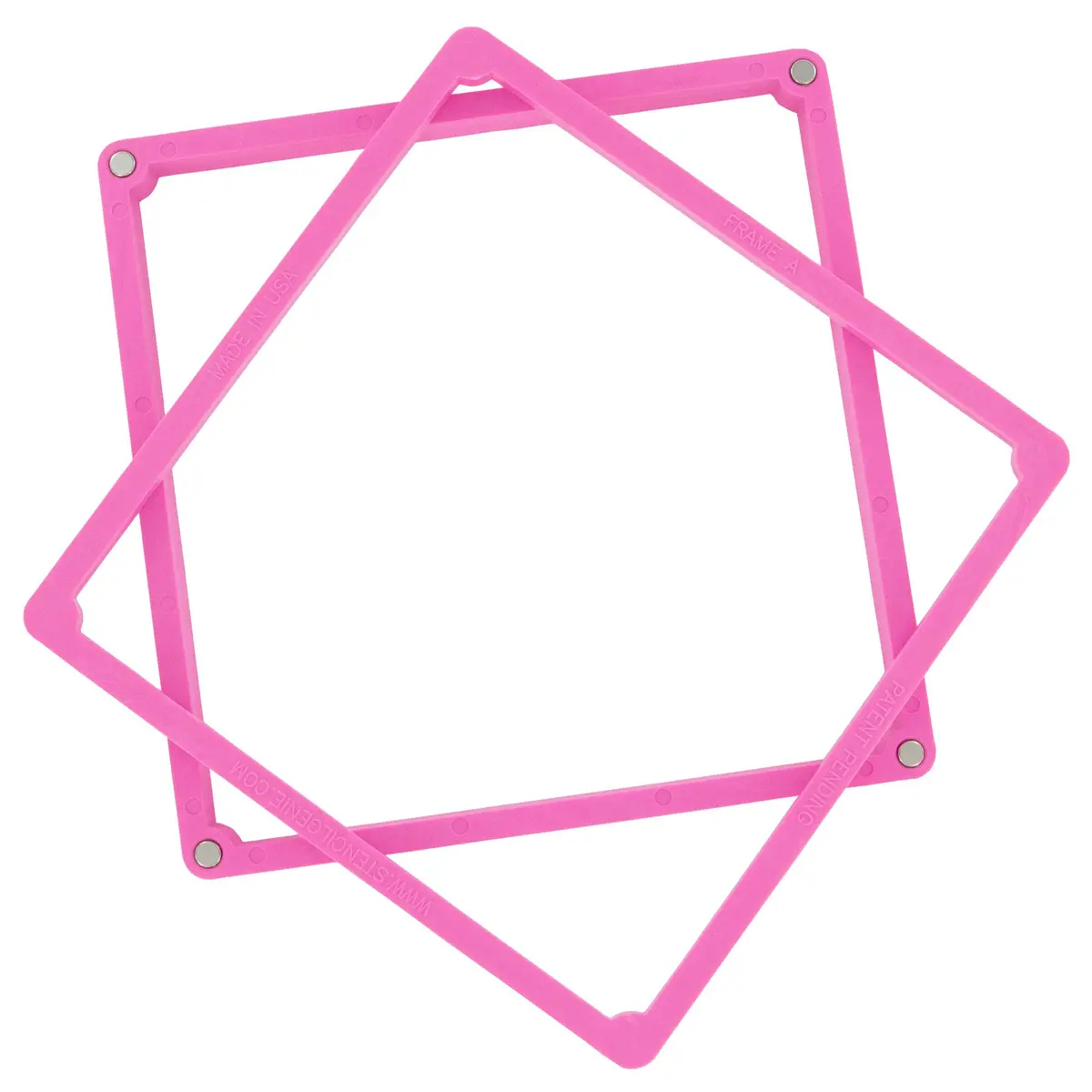 Creative Cookier Magnetic Stencil Frame 5.5" Square | Easy-to-Clean, Strong Magnet Bond, USA Injection Molded - view 2