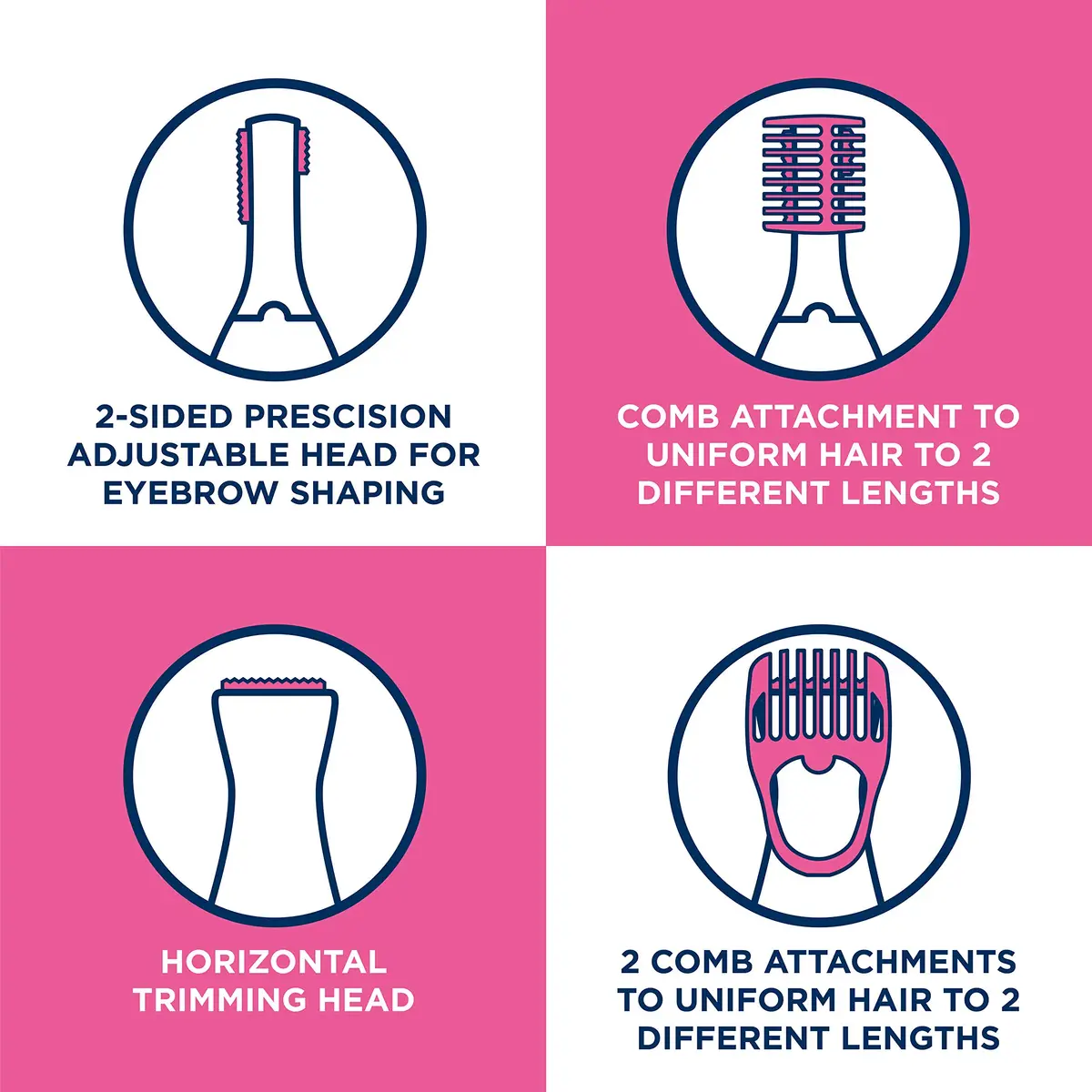 Veet Precision Trimmer White 2 | Gentle Shape & Trim for Face, Bikini & Underarms in India - view 4