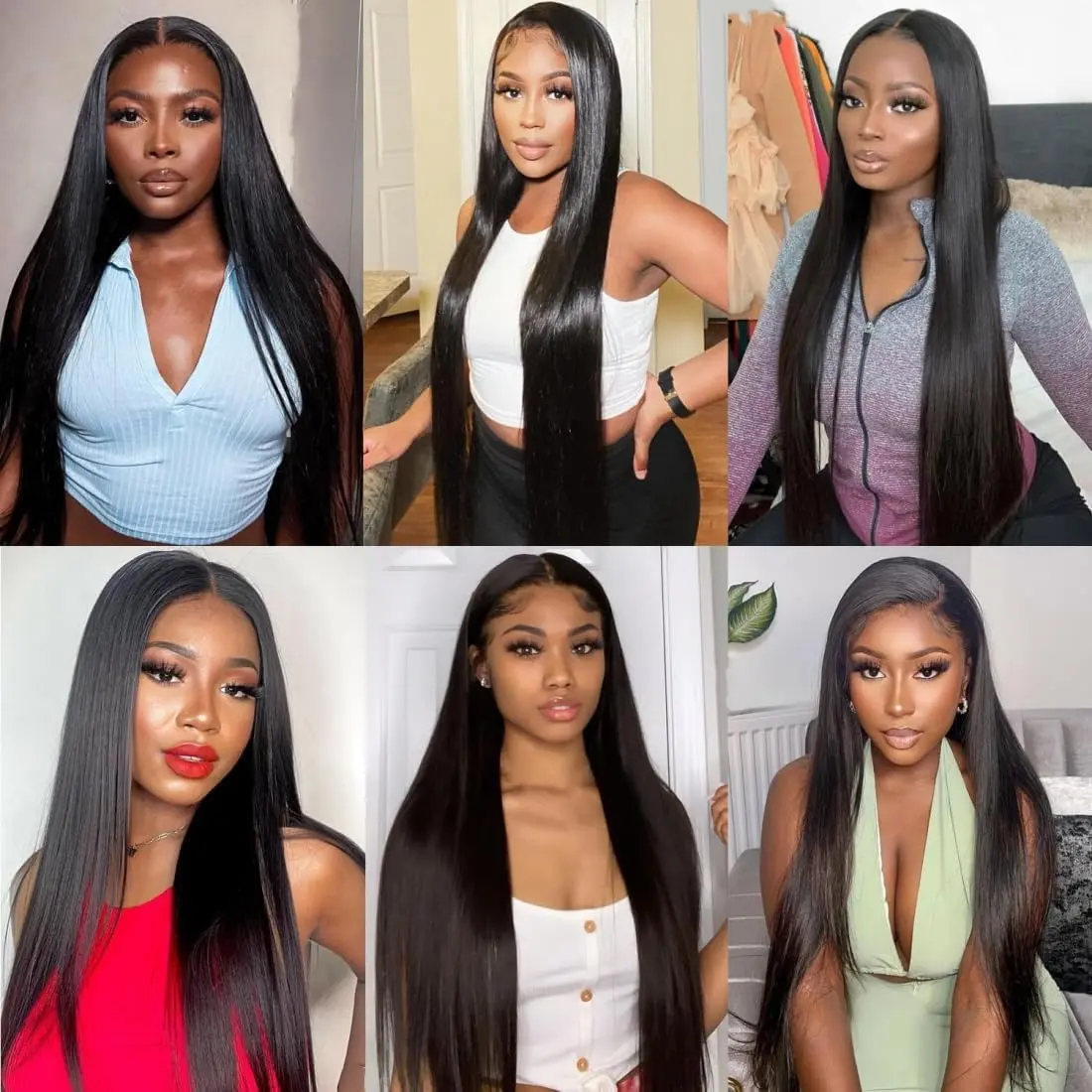 Angie Queen Human Hair Bundles Straight 16 Inch | 100% Unprocessed Brazilian Virgin Hair Extensions - view 6