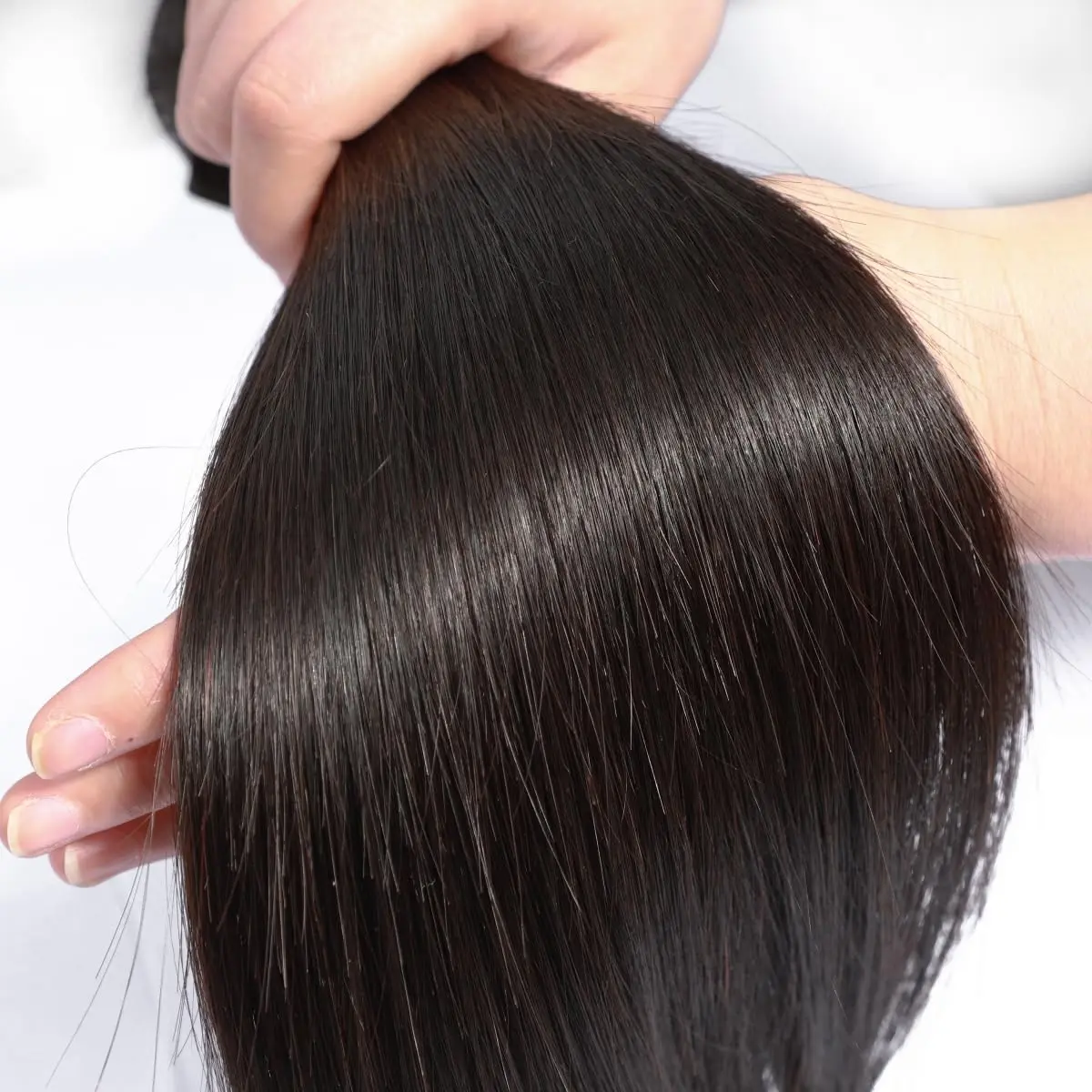 Angie Queen Human Hair Bundles Straight 16 Inch | 100% Unprocessed Brazilian Virgin Hair Extensions - view 2