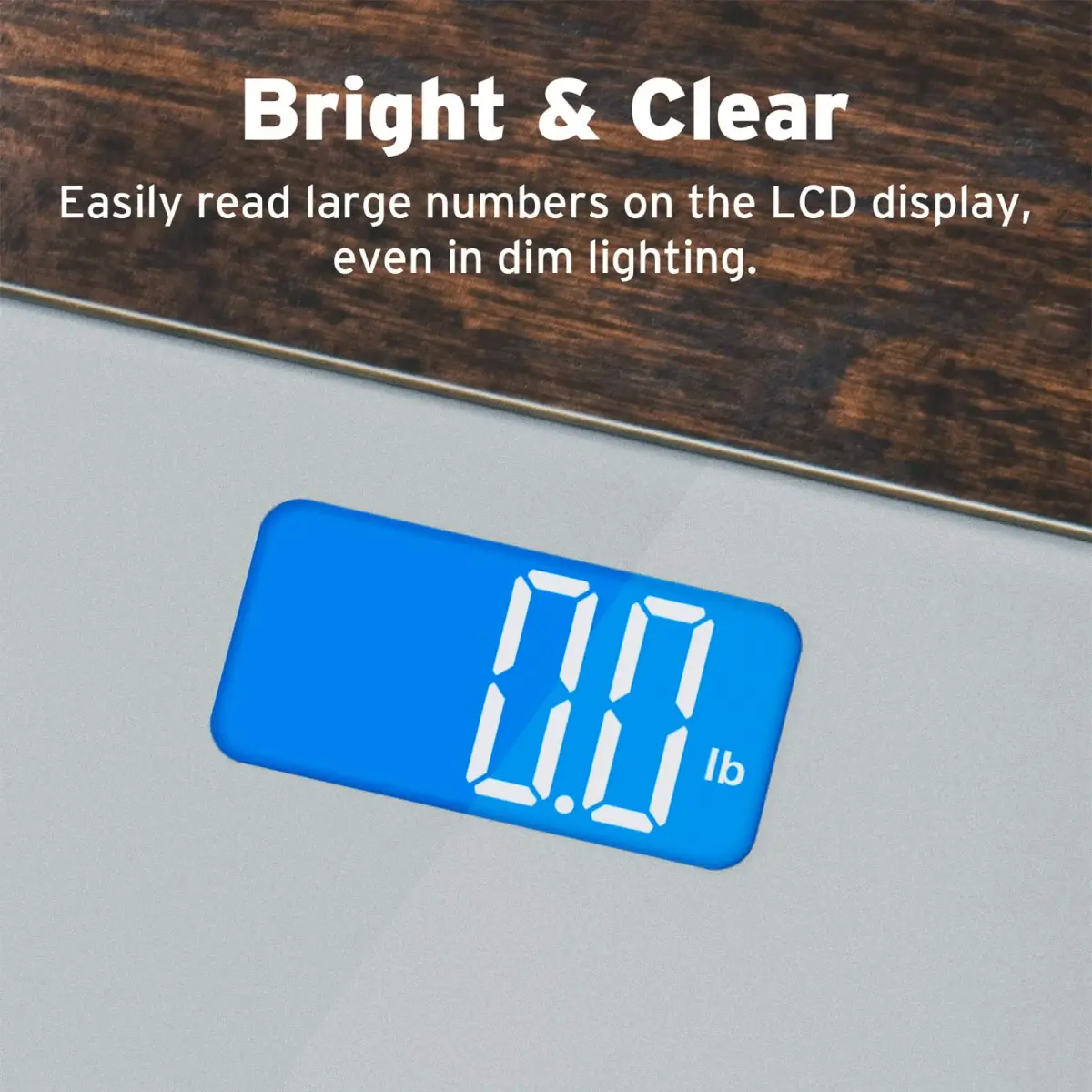 Etekcity Digital Bathroom Weight Scale with Backlight Display | Accurate High Precision Measurements - view 2