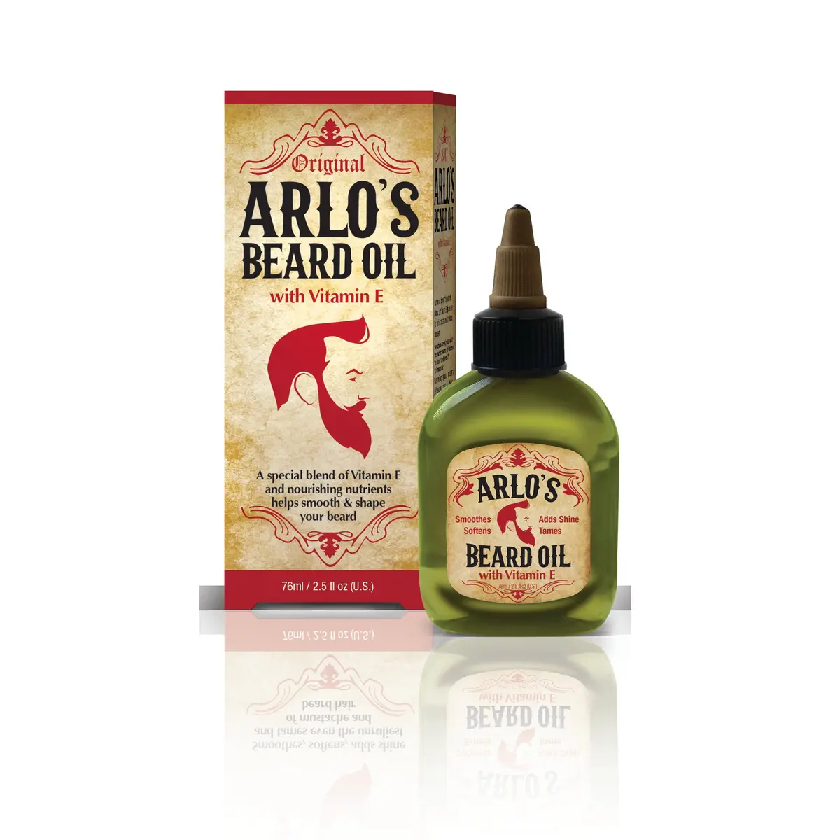 Arlo's Beard Oil with Vitamin E 2.5oz | Moisturizes & Conditions for Thick, Soft Beards - main product image