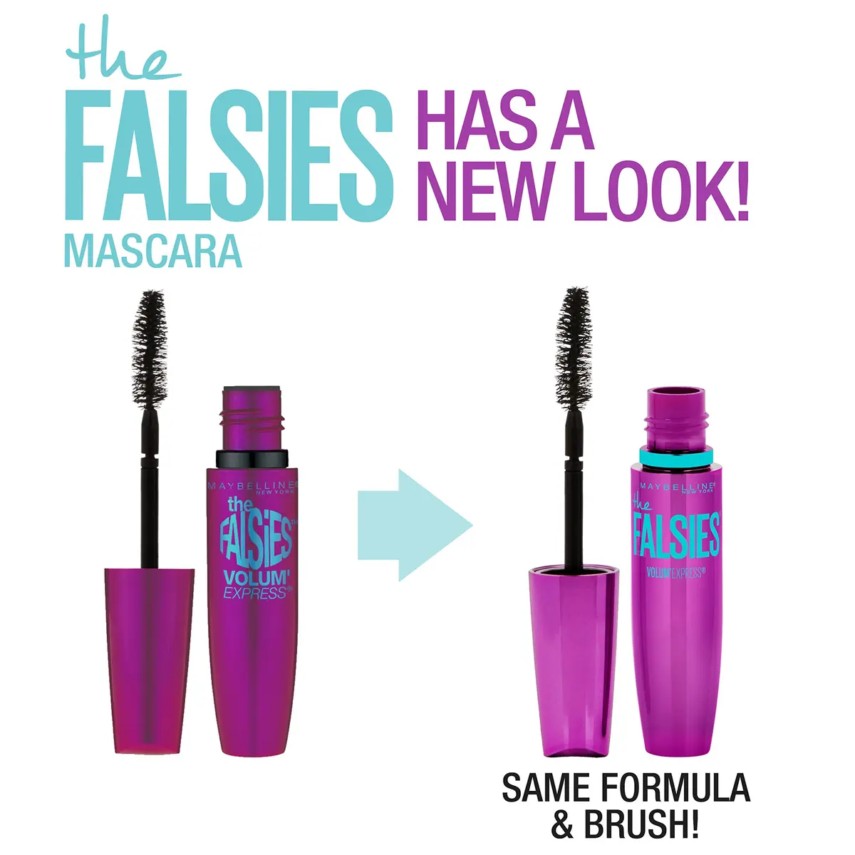 Maybelline Volum' Express Falsies Waterproof Mascara 0.25 Fl Oz (Pack of 2) | 8x Volume, Waterproof, Suitable for Contact Lenses - view 4
