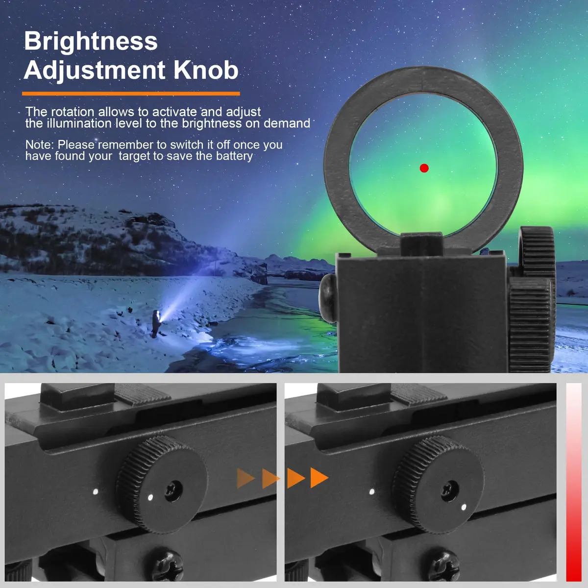 A ALSTAR Red Dot Finder Scope with Slide-in Bracket | Easy Object Location for Telescopes - view 7