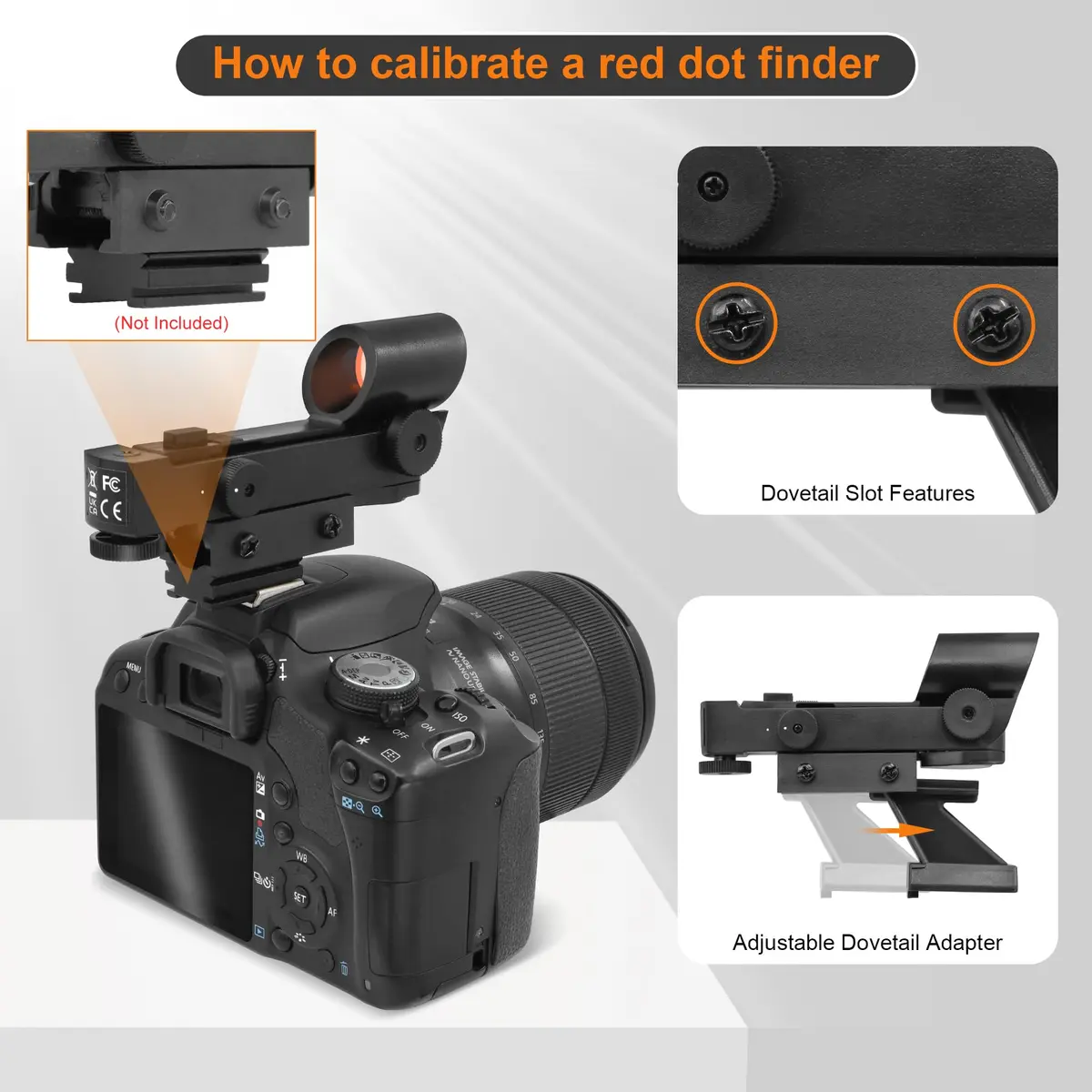 A ALSTAR Red Dot Finder Scope with Slide-in Bracket | Easy Object Location for Telescopes - view 3