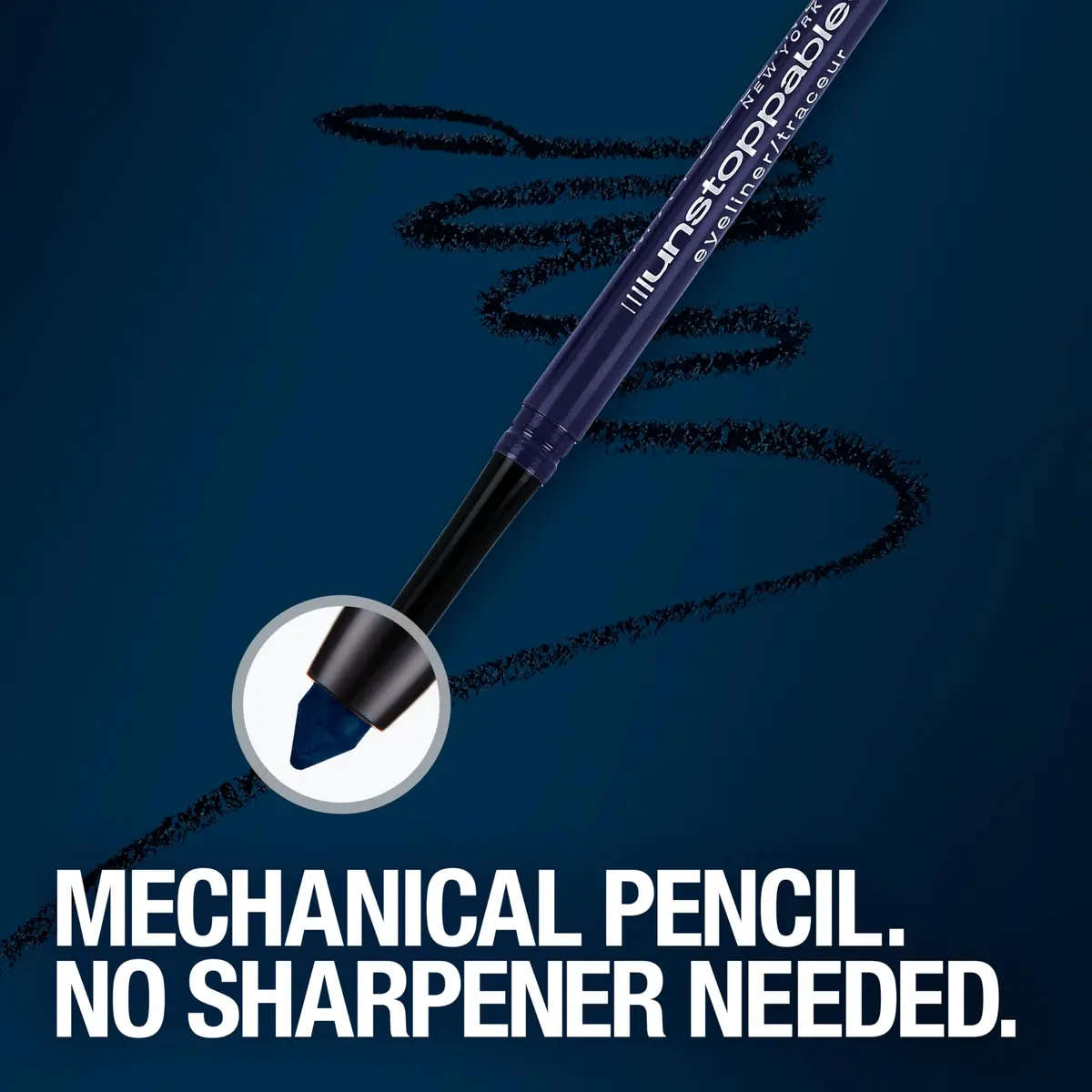 Maybelline Unstoppable Waterproof Mechanical Eyeliner Pencil Espresso (2-Pack) | Smudge-Resistant & Ophthalmologist Tested - view 6