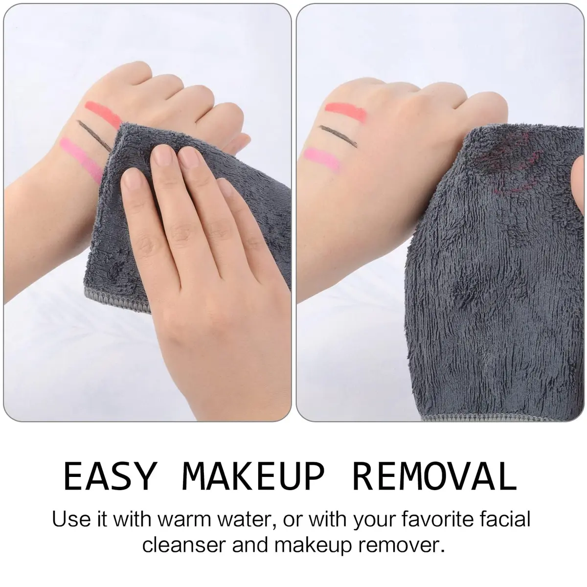 SINLAND Microfiber Facial Cloths 6 Pack | Fast Drying, Reusable & Soft for Face & Skin Care - view 5