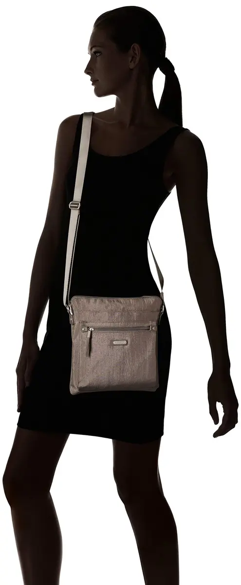Baggallini Go Bagg with RFID Wristlet - Lightweight Travel Crossbody Bag for Women - view 2