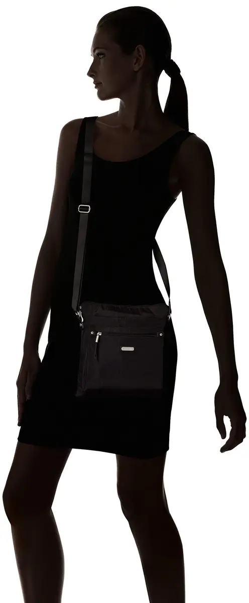 Baggallini Go Bagg with RFID Wristlet - Lightweight Travel Purse Crossbody Bag for Women - view 2