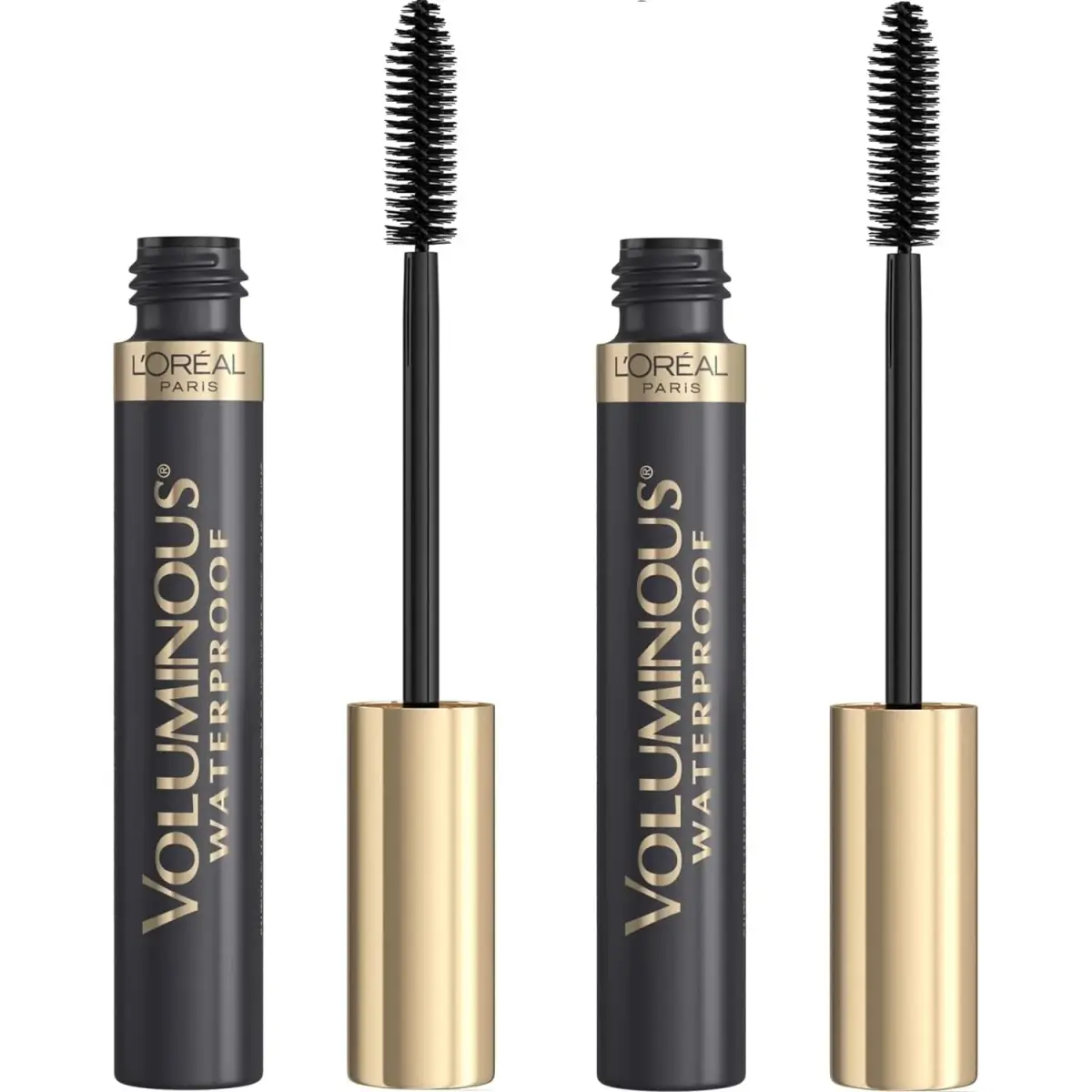L'Oréal Paris Voluminous Original Waterproof Mascara, Black Brown, 0.56 ml (0.28 Fl Oz) | Builds Lashes 4x Thickness - main product image