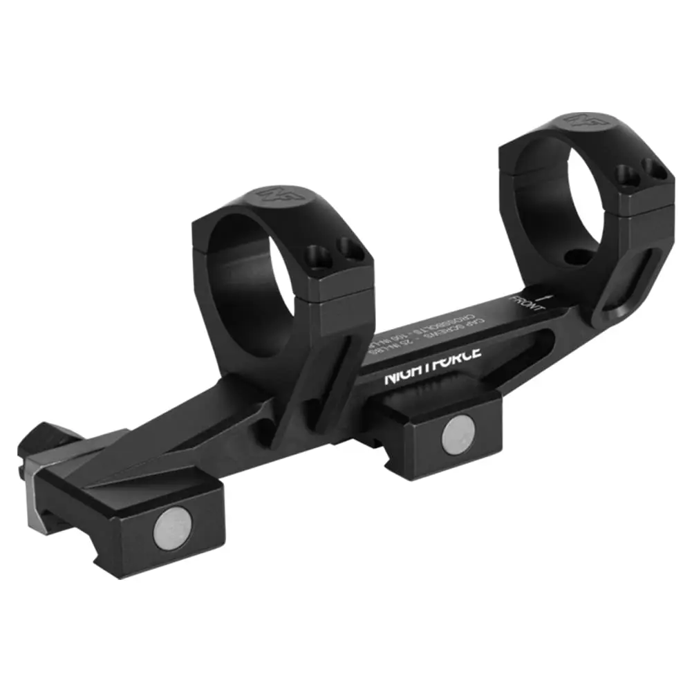 Nightforce UltraMount 30mm 1-Piece Scope Ring Mount | 0 MOA, 1.930" Height, Black, Aluminum/Steel/Titanium - view 4