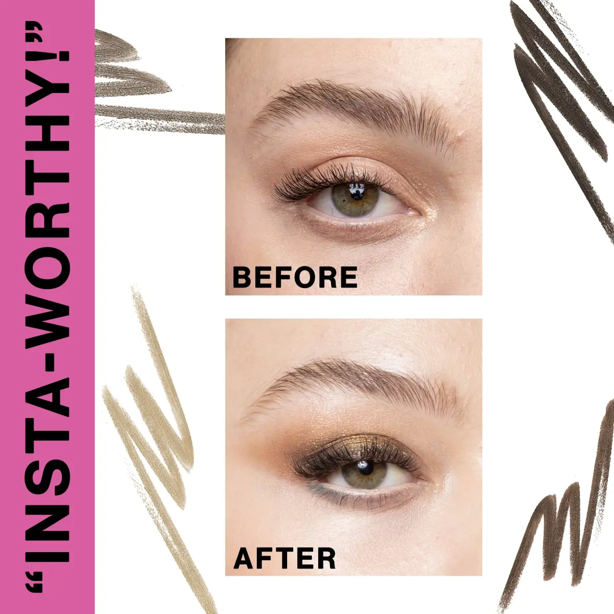 wet n wild Ultimate Eyebrow Retractable Definer Pencil, Taupe, Dual-Sided Brow Brush | Shapes, Defines, Fills Brow Makeup - view 5