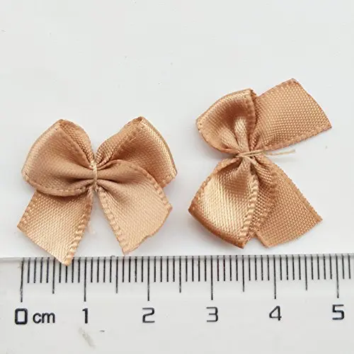 Chenkou Craft Mini Satin Ribbon Bows 1" x3/4" Mix | DIY Craft Flowers & Bows - view 5