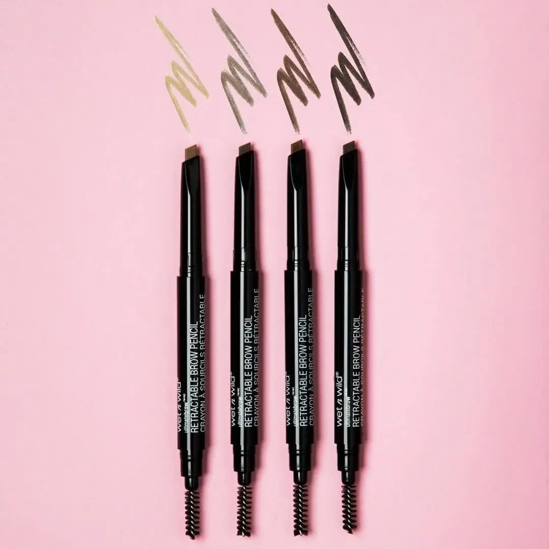 wet n wild Ultimate Eyebrow Retractable Definer Pencil, Medium Brown, Fine Tip | Shapes, Defines, Fills Brow Makeup - view 8