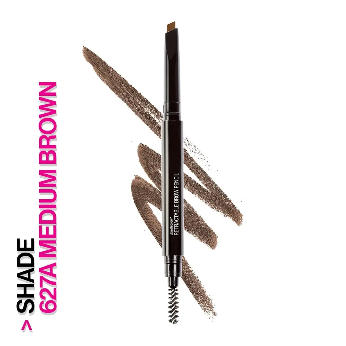 wet n wild Ultimate Eyebrow Retractable Definer Pencil, Medium Brown, Fine Tip | Shapes, Defines, Fills Brow Makeup - view 2
