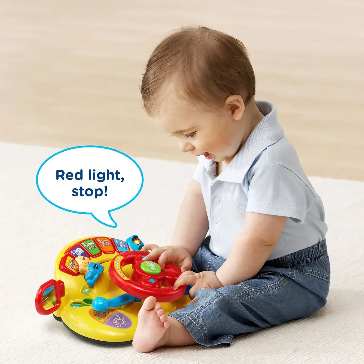 VTech Turn and Learn Driver Toy | Ages 6-36 Months, Yellow - view 4