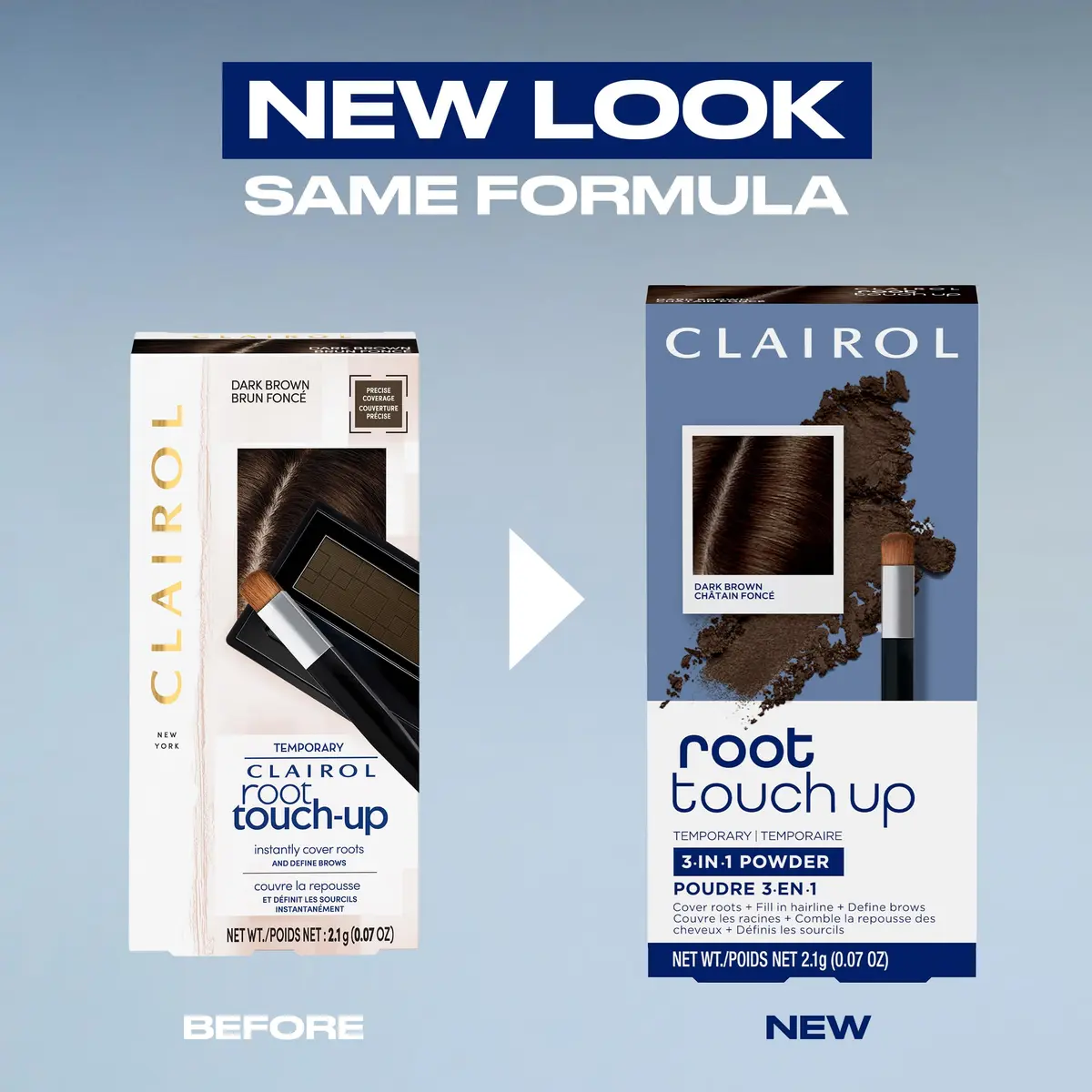Clairol Root Touch-Up Powder Black | 0.07 oz (2 g) | Instant Gray Coverage for Roots & Brows - view 2