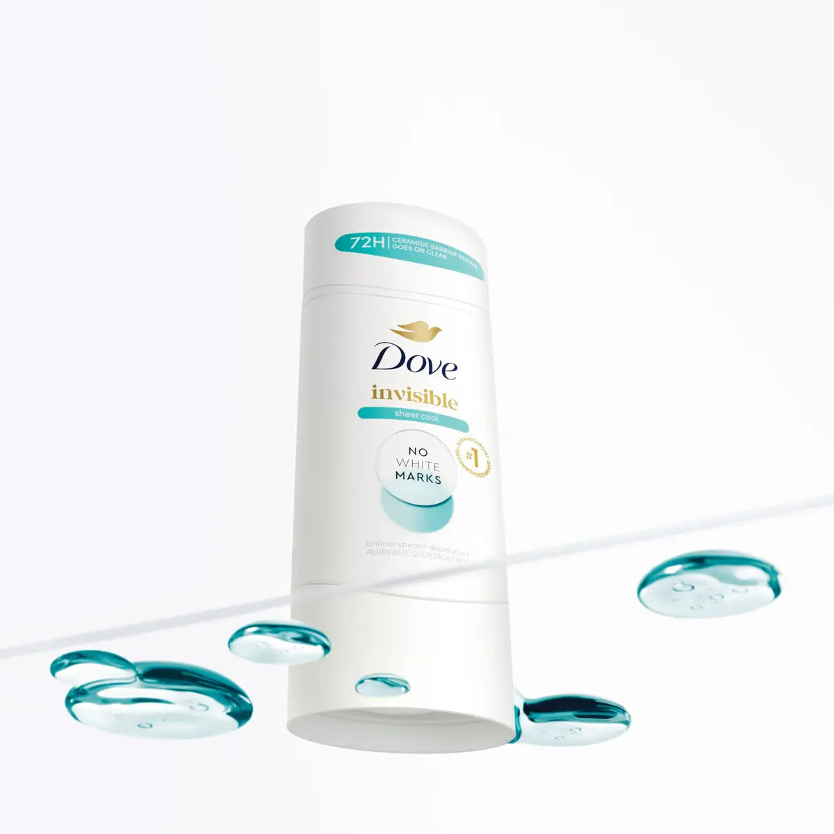 Dove Advanced Care Sheer Cool Invisible Antiperspirant Deodorant Stick 77ml (2.6 oz) | 72-Hour Sweat & Odor Protection - view 5