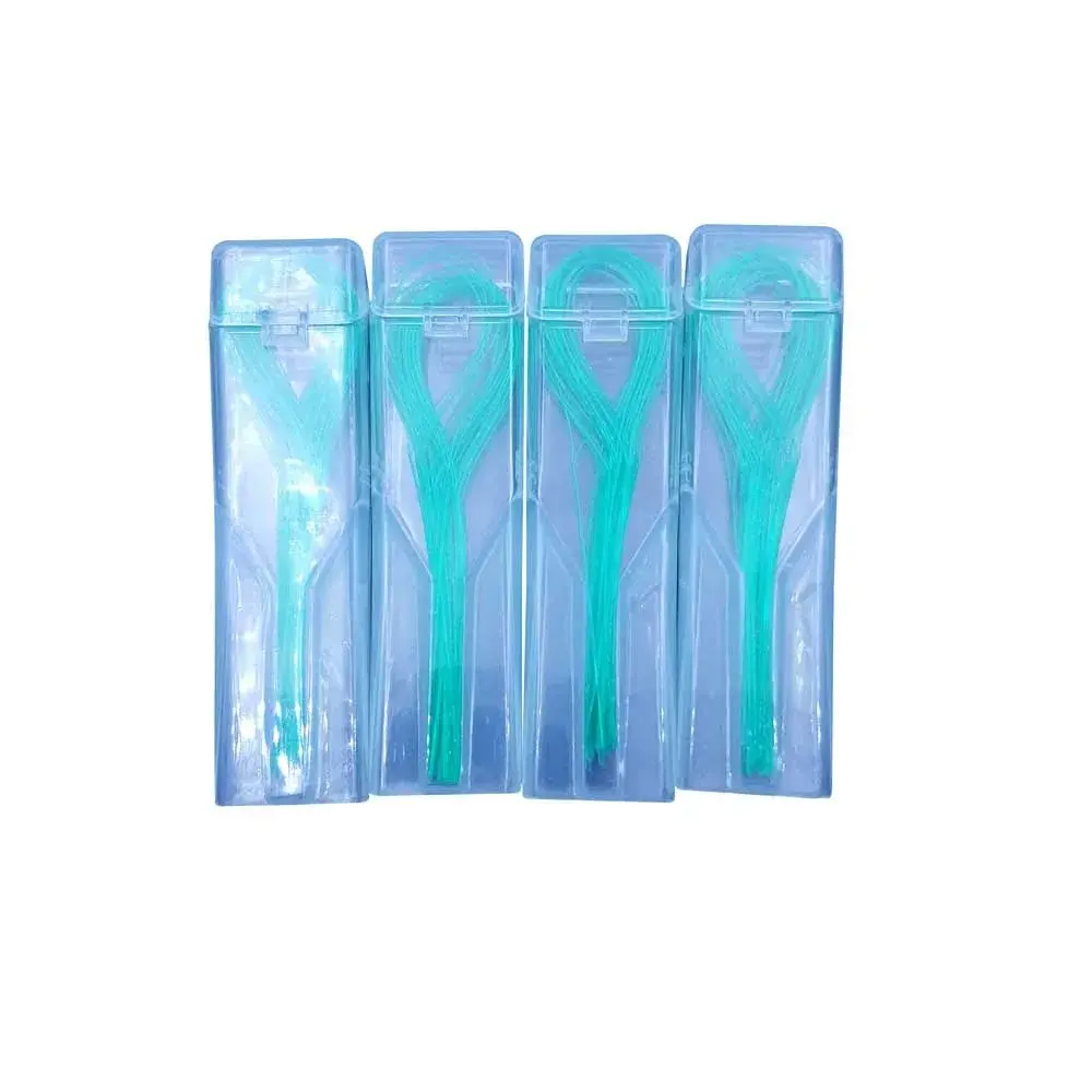 Lit-Pack Dental Floss Threader for Crowns, Bridges, Implants | 140 Strands (35 per pack, 4 packs total) - view 3