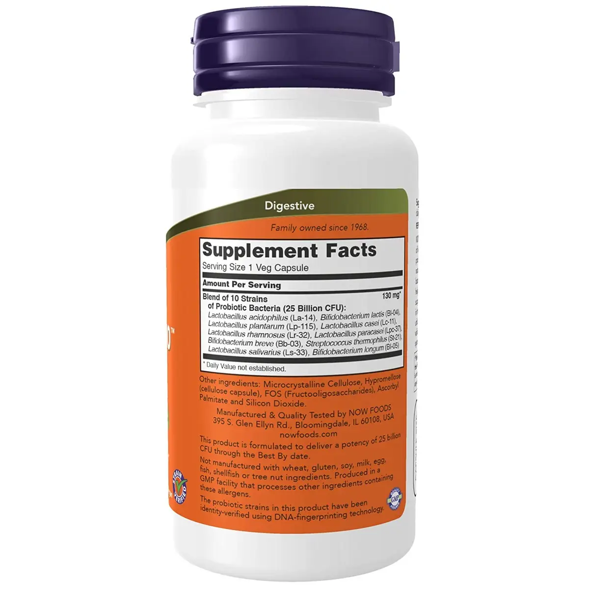 Now Foods Probiotic-10 25 Billion | 100 Count (Pack of 3) for Digestive Support in India - view 2