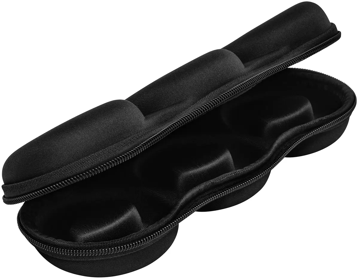WATCHPOD Triple Watch Travel Case Storage Organizer For 3 Watches | Tough Portable Protection w/Zipper Fits All Wristwatches & Smart Watches Up To 50mm (Black) - view 3