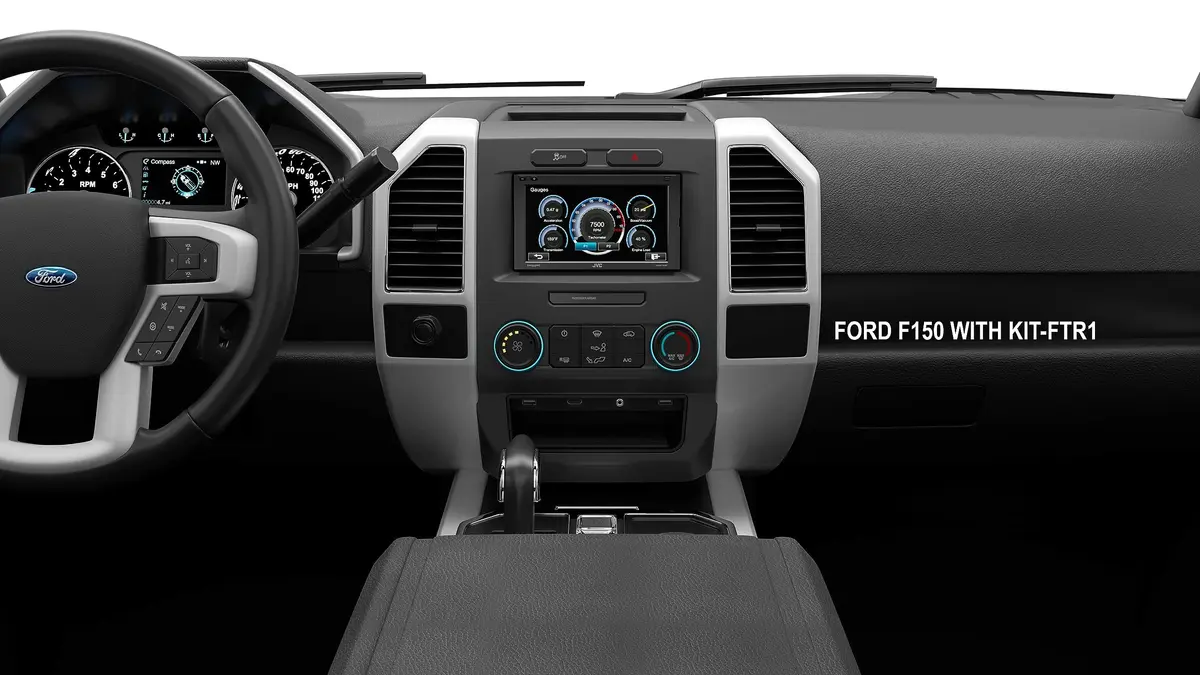 Maestro DASH KIT-FTR1 Dash Kit and T-Harness for Ford Trucks 4.3 inch Screen | Double-DIN Radio Install Kit - view 7